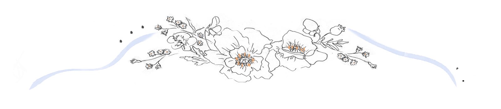 Tailor & Lace floral logo